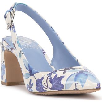 Vince Camuto Hamden Pointed Toe Slingback Pump in Trellis Blue at Nordstrom Rack, Size 6