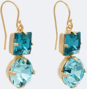 Jennifer Behr Kaiden gold-plated drop earrings