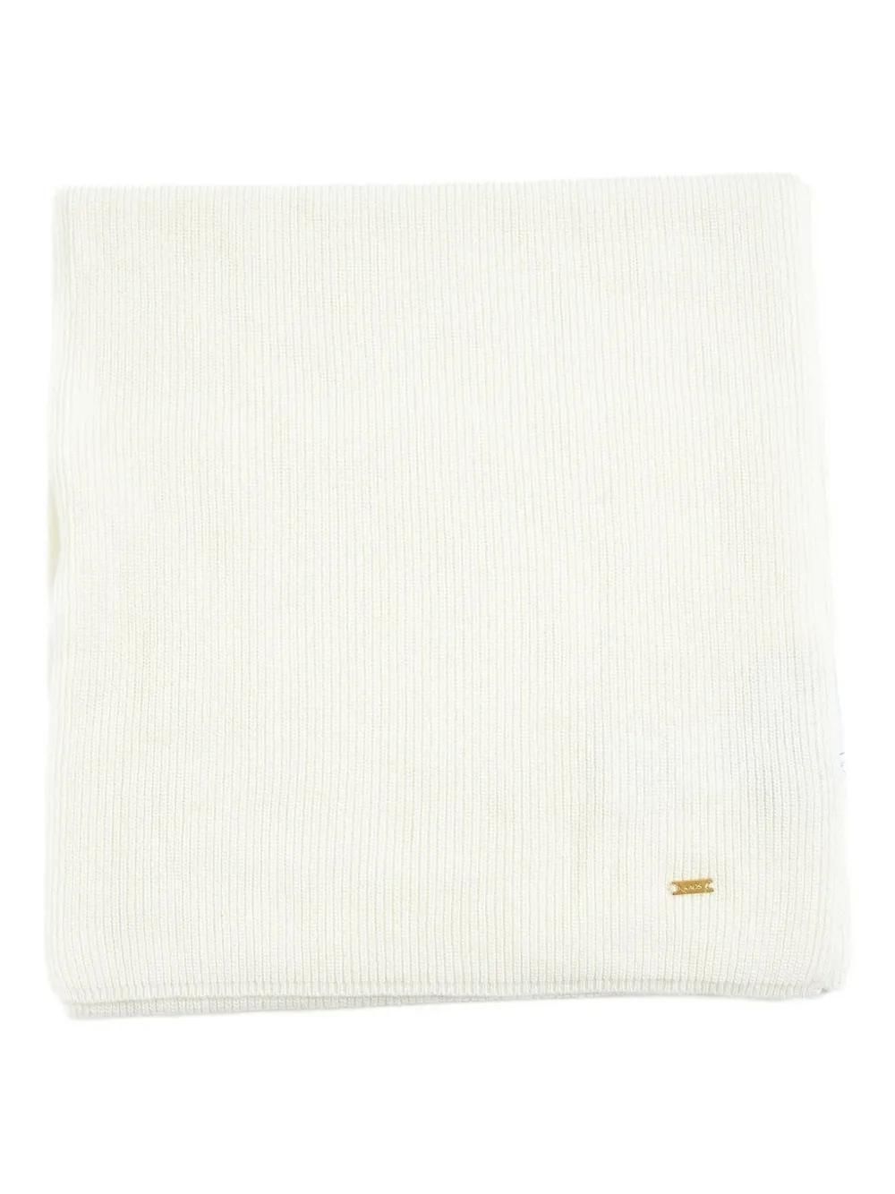 C & M Camilla and Marc Ivory Wool Blend Ash Scarf from