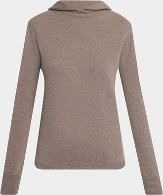 The Row Missa Cashmere Knit Hooded Sweater