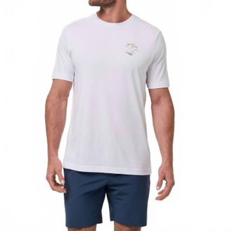 Travis Mathew Drink Ticket Short Sleeve Tee In White