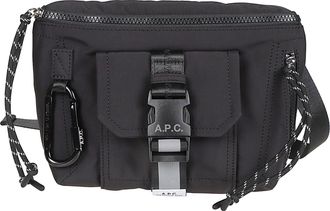 A.P.C. Trek Black Polyamide Belt Bag