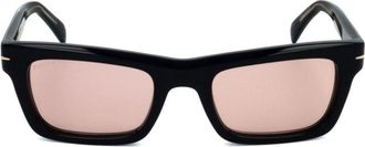 David Beckham Db 7091/S Bold Rectangular Acetate Sunglasses