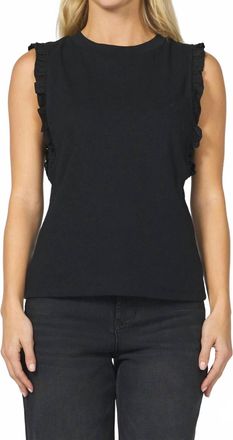 Dear John Denim Bridgette Top In Jet Black