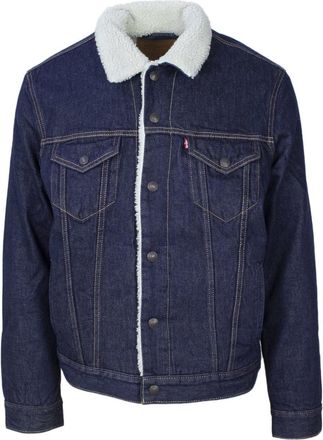 Levi's Mens Jacket In Blue Cotton - Size Medium