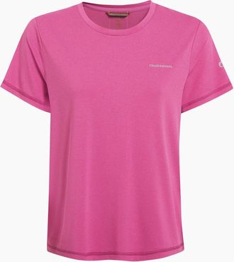 Craghoppers Womens Craghoppers Womens/Ladies Ellie II Short-Sleeved T-Shirt - Pink - Size: 16