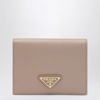 Prada Powder pink Saffiano leather small wallet