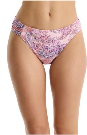 Gottex Boho Bloom Mid Rise Swim Bottom in Pink-Multi at Nordstrom, Size 16