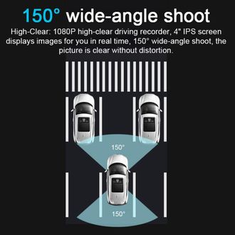 OEM Compatible Con C&aacute;maras De Salpicadero Ips De 4 Pulgadas Y Resoluci&oacute;n 1080p, Con Visi&oacute;n Nocturna Gran Angular De 150&deg; Y Grabaci&oacute;n En Bucle