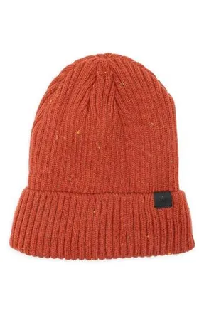 Rainforest Speckled Knit Beanie in Rust Orange at Nordstrom Rack