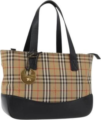 Burberry Pre-owned Handbags, female, Beige, Size: ONE SIZE Pre-owned Hand Bag