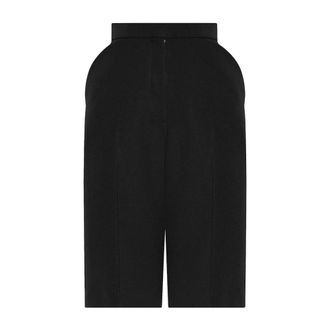 Givenchy Dames, Korte broeken, Zwart, Maat: S Wol