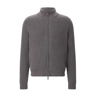 Moorer Cardigan - - Knitwear - Uomo - Marrone - L