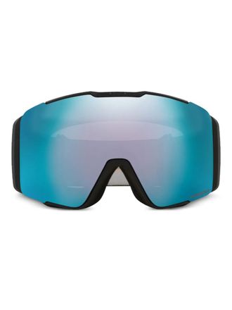 Oakley Line Miner ski goggles - unisex - Resin/Recycled Polyester - One Size - Blue