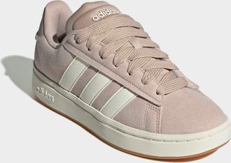 adidas Sneaker ADIDAS SPORTSWEAR GRAND COURT ALPHA, Damen, Gr. 38,5, braun (wonder taupe, sanftes wei&szlig;, vapour grau), Leder, Textil, Schuhe Sneaker, Design i