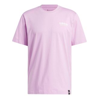 adidas Summer Melt Hoops Logo T-Shirt Pink IN7440