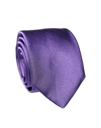 Dolce & Gabbana Silk Necktie - Purple
