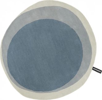 Nanimarquina Layers Teppich, Ø 120 cm, blau / grün (Exklusive Edition)