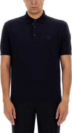 Etro Polo Shirt With Pegasus Embroidery