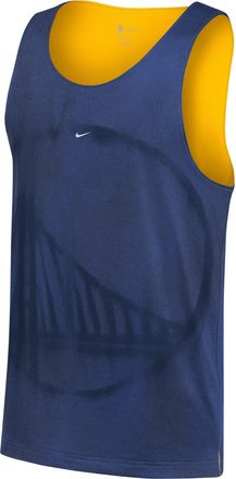 Nike Golden State Warriors Standard Issue Nike Mens Mesh Basketball Jersey in Blue | II5562-495