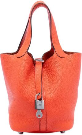 Herm&egrave;s Pre-owned Hermes Clemence Picotin Lock 18 3QHF6JMI3WL70LZW