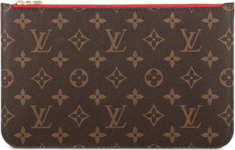 Louis Vuitton Pouch con zip - Marrone