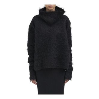 Marc Le Bihan Maglione a collo alto in mohair - - Knitwear - Donna - Nero - L