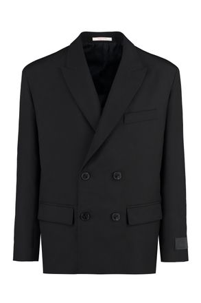Valentino Dubbelzijdige wollen blazer