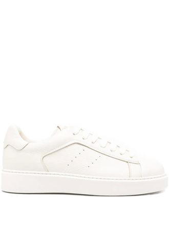 Doucal's perforated trainers - White
