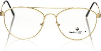 Frankie Morello Metallic Mens Frame Aviator Mens Eyeglasses