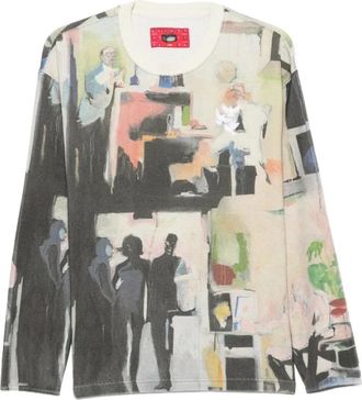 KidSuper Studios All Hands On Deck Sweatshirt - Heren - Longsleeves - Grijs - XL - Katoen - Tops