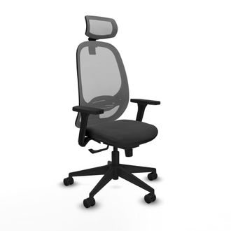 Piqueras y Crespo Silla De Oficina Piqueras Y Crespo Cilanco Negro Soporte Lumbar