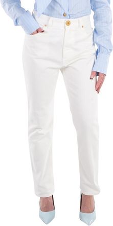 Balmain High Waist Slim Fit Jeans, Brand Size 44 (US Size 12)