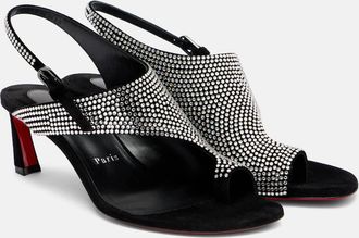 Christian Louboutin Sandali Viva Condora 55 in suede
