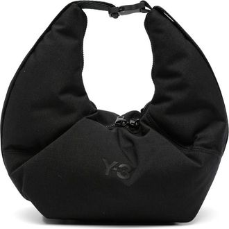 Yohji Yamamoto Crescent Logo-print Padded Tote Bag