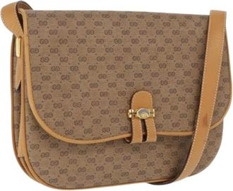 Gucci Pre-owned Cross Body Bags, female, Beige, Size: ONE SIZE Pre-owned Plastic Cross Body Bag