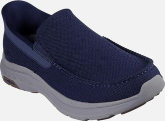 Skechers Mens Skechers Pollard Wilfred Textile Mens Navy Loafers - Size: 10
