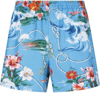 Gucci Pantaloncini Da Mare Stampati