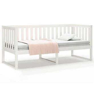 Berkfield Home Day Bed White 75x190 cm Solid Wood Pine