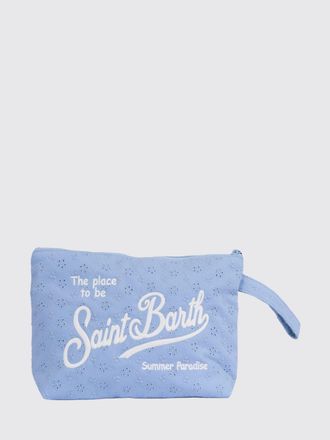 MC2 Saint Barth Pochette Aline MC2 Saint Barth in cotone e Sangallo con logo ricamato
