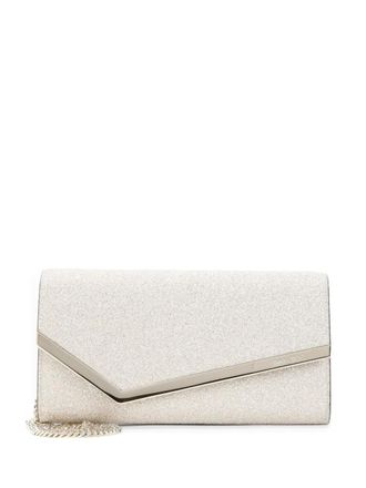 Jimmy Choo London Emmie clutch bag - Neutrals