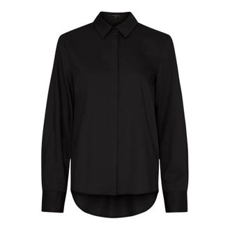 BTF-CPH Btfcph - Bamboe Shirt - Dames - Blouses & Shirts - Zwart - Maat: M Zijde