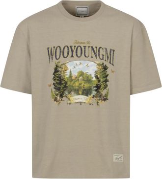 Wooyoungmi T-Shirt - Heren - T-shirts - Beige - S - Tops