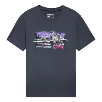 Li-Ning BadFive Graphic Loose Fit T-shirt Dark Grey AHSS401-4