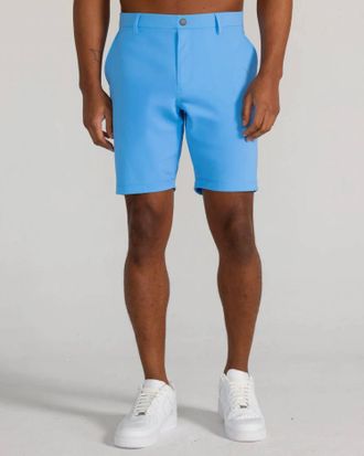 Redvanly Mens Hanover 9 Golf Pull On Short In Iceberg