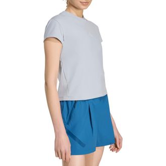 adidas Originals Z.N.E. Baby Tee in Halo Silver// at Nordstrom, Size X-Large