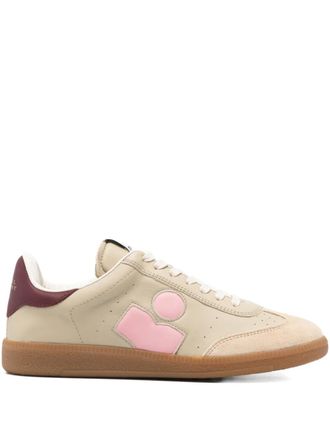 Isabel Marant logo low-top sneakers - Neutrals
