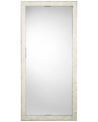 Jamie Young Co. Monroe Mother-Of-Pearl Rectangle Floor Mirror