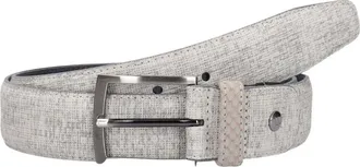Floris Van Bommel Heren, Accessoires, Grijs, Maat: 115 CM Leer