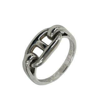 Herm&egrave;s Silver Silver 925 Band Ring (Pre-Owned)